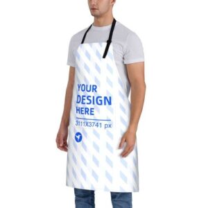 Custom Adult Waterproof Apron with Pockets – Perfect for DIY, Cooking, and Crafting